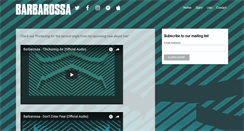 Desktop Screenshot of barbarossamusic.com